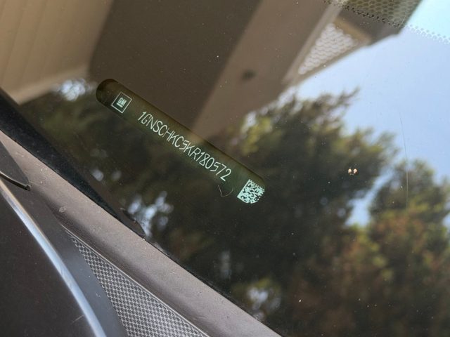 VIN sticker