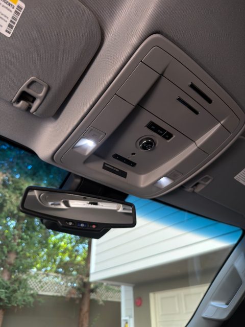 Overhead console