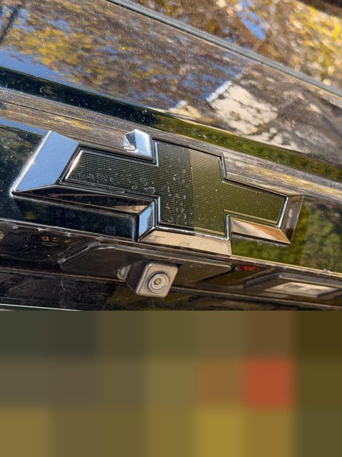 Rear emblem and camera